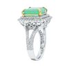 Image 7 : 14KT Two-Tone Gold 5.80ct Emerald and Diamond Ring