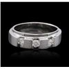 Image 1 : 14KT White Gold 0.43ctw Diamond Ring
