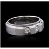 Image 2 : 14KT White Gold 0.43ctw Diamond Ring
