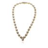 Image 3 : 14KT Yellow Gold 24.95ctw Tanzanite and Diamond Necklace