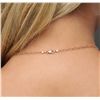 Image 7 : 14KT Rose Gold 2.16ct Tourmaline and Diamond Pendant With Chain