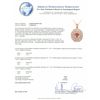 Image 9 : 14KT Rose Gold 2.16ct Tourmaline and Diamond Pendant With Chain