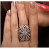 Image 5 : 14KT White Gold 1.62ctw Diamond Ring