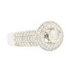 Image 2 : 14KT White Gold 1.51ctw Diamond Ring