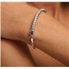 Image 7 : 14KT White Gold 1.93ctw Diamond Bangle Bracelet