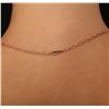 Image 5 : 14KT Rose Gold 2.09ctw Diamond Pendant With Chain