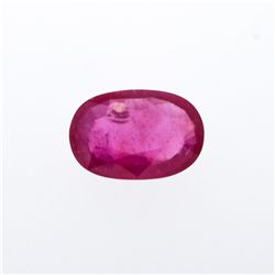 9.34ct. One Oval Cut Natural Ruby