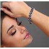 Image 2 : 14KT White Gold 26.52ctw Sapphire and Diamond Bracelet
