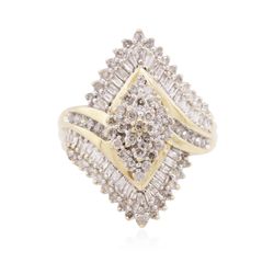 10KT Two-Tone Gold 1.00ctw Diamond Ring