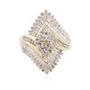 Image 1 : 10KT Two-Tone Gold 1.00ctw Diamond Ring