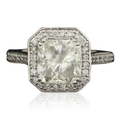 14KT White Gold 3.62ct I-1/M Diamond Ring