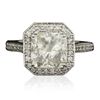 Image 1 : 14KT White Gold 3.62ct I-1/M Diamond Ring