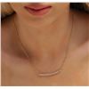 Image 2 : 14KT Yellow Gold 0.84ctw Diamond Necklace