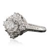 Image 2 : 18KT White Gold 3.09ctw Diamond Ring