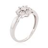 Image 3 : 14KT White Gold 0.05ctw Diamond Ring