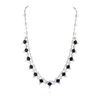 Image 3 : 14KT White Gold 13.78ctw Sapphire and Diamond Necklace