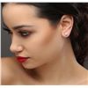 Image 2 : 14KT White Gold 1.74ctw Diamond Stud Earrings