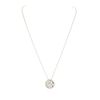 Image 3 : 14KT Two-Tone Gold 2.19ctw Diamond Pendant With Chain