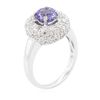 Image 7 : 14KT White Gold 1.46ct Tanzanite and Diamond Ring