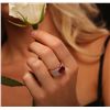 Image 5 : 14KT Rose Gold 2.42ct Rubelite and Diamond Ring