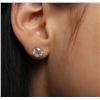 Image 1 : 14KT White Gold 3.00ctw Diamond Stud Earrings