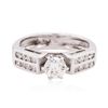 Image 3 : 14KT White Gold 0.75ctw Diamond Ring