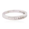 Image 2 : 14KT White Gold 0.20ctw Diamond Ring