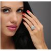 Image 2 : 14KT White Gold EGL Certified 3.65ctw Diamond Ring