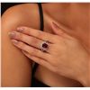 Image 3 : 14KT White Gold 5.56ct Ruby and Diamond Ring