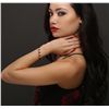 Image 3 : 14KT Yellow Gold 4.90ctw Ruby and Diamond Bracelet