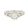 Image 1 : 14KT White Gold 1.25ctw Diamond Ring