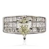 Image 1 : 18KT White Gold 2.66ctw Diamond Ring