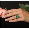 Image 5 : 14KT Yellow Gold 7.61ct Emerald and Diamond Ring