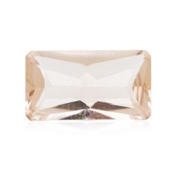 4.12ctw. Natural Radiant Cut Morganite