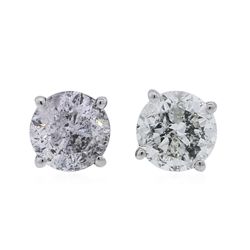 14KT White Gold 1.17ctw Diamond Stud Earrings