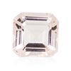 Image 1 : 5.53ctw. Natural Square Princess Cut Morganite