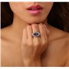 Image 1 : 14KT White Gold 3.11ct Tanzanite and Diamond Ring