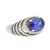 Image 4 : 14KT White Gold 3.11ct Tanzanite and Diamond Ring