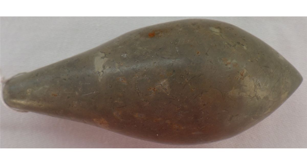 Drilled Plummet Stone