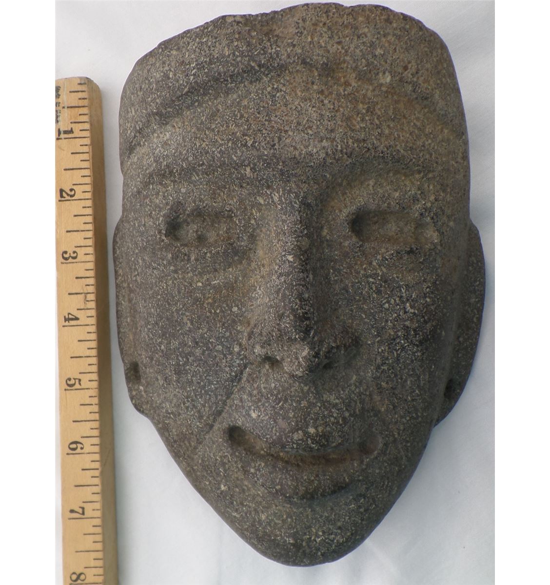 Authentic Aztec Stone Aztec Mask w/COA