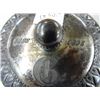 Image 2 : Victorian Biscuit Jar - Silver Plate Cover Monogramed -Dated Late 1800's