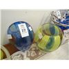 Image 1 : 2 Art Glass Vase - 2 Times the Money - No Shipping