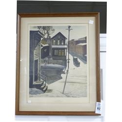 Framed Art "Ice Glare" By Burchfield