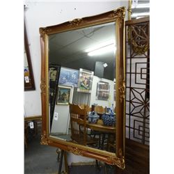 Ornately Framed Bevelled Mirror - No Shipping