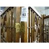 Image 2 : Ornate Oak 4-Panel Privacy Screen - No Shipping