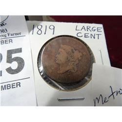 1819 Large Cent