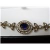 Image 2 : Silver Sapphire Estate Bracelet