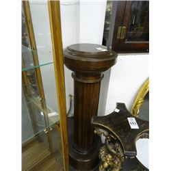 Solid Oak Column Pedestal