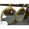 Image 1 : Ornate Gold Guild Double Oval Mirror - No Shipping