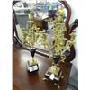 Image 1 : Marble & Brass Candelabras (Pair)
